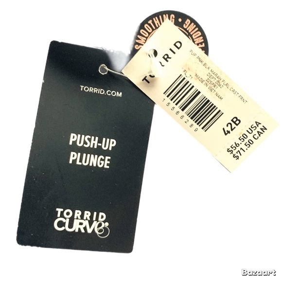 TORRID || Curves Floral Push-Up Plunge Floral T-Shirt Bra- - Picture 2 of 10